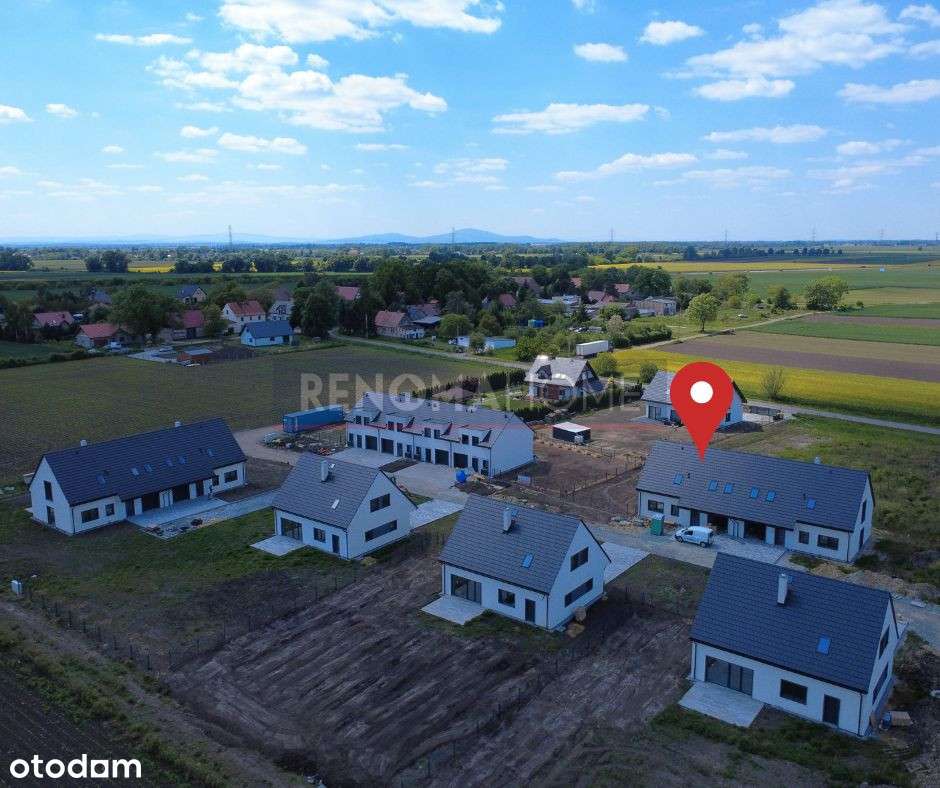 Bliźniak pod Wrocławiem|garaż|duży ogród|zieleń - Pełny obrazek: 4/13