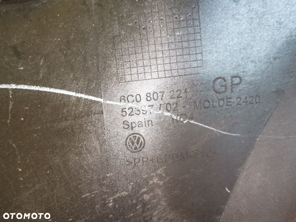 VW POLO V LIFT ZDERZAK PRZOD 4PDC SPR 6C0807221 - 8