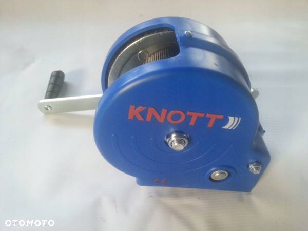 Wciągarka wyciągarka mechaniczna na pas 450kg z obudową przyciągarka KNOTT KUBIX - 2