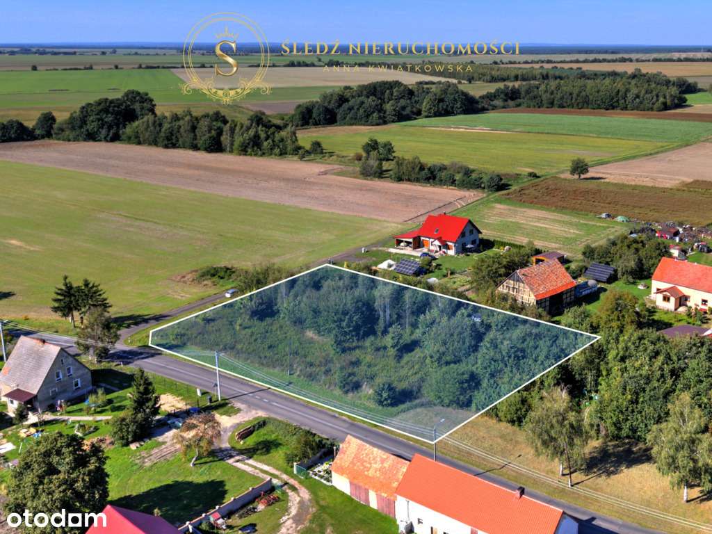 * Działka Budowlana z parkiem * 10 min od miasta *-10