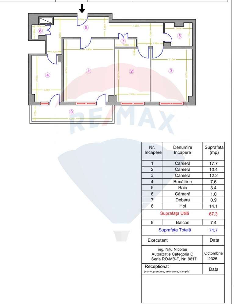 Apartament 3 camere I de renovat - Sos Colentina, Mol Colentina-1