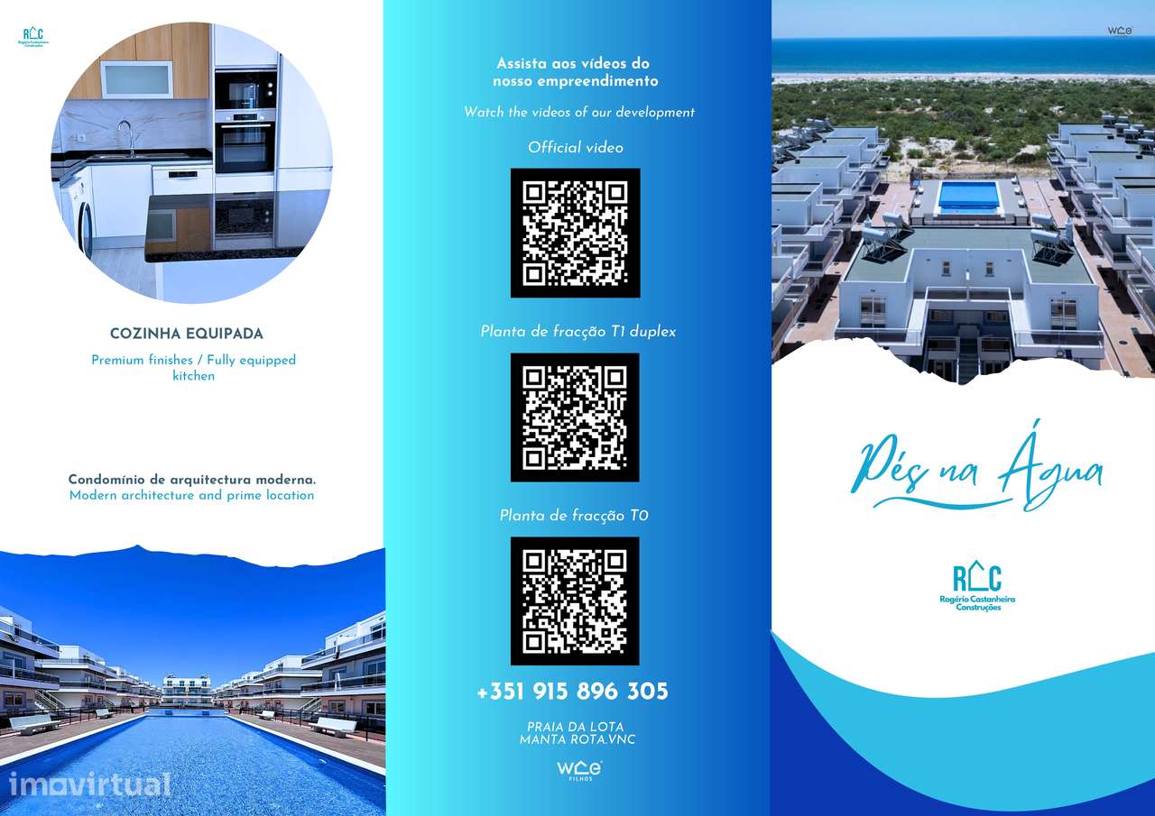 Condomínio Pés na Água T0 e T1 Duplex, na Praia da Lota, Algarve - Grande imagem: 5/48