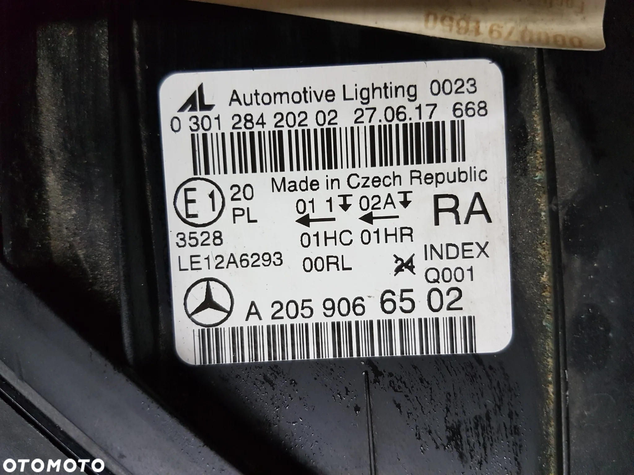 MERCEDES W205 C-KL LAMPA LEWA LUB PRAWA PRZEDNIA PRZÓD ZWYKŁA - 6