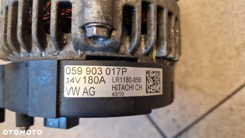 Alternator Audi A6 C7 A7 3.0 TDI 059903017P 14V 180A Hitachi - 4