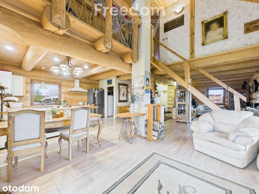 Dom z bali 150m² oraz duża działka 4 ha - Pełny obrazek: 4/20