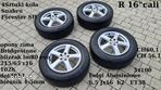 4 felgi aluminiowe ALU r16" cali 6,5jx16 et38 rozstaw 5x100 Subaru Forester 3 SH opony 215/65r16 koła - 1