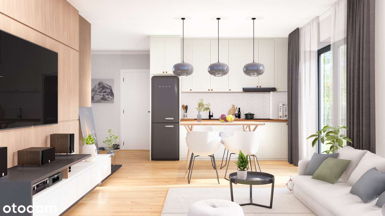 Mieszkanie 3-pokoje z antresolą, balkonem i miejscem postojowym - Pełny obrazek: 2/9