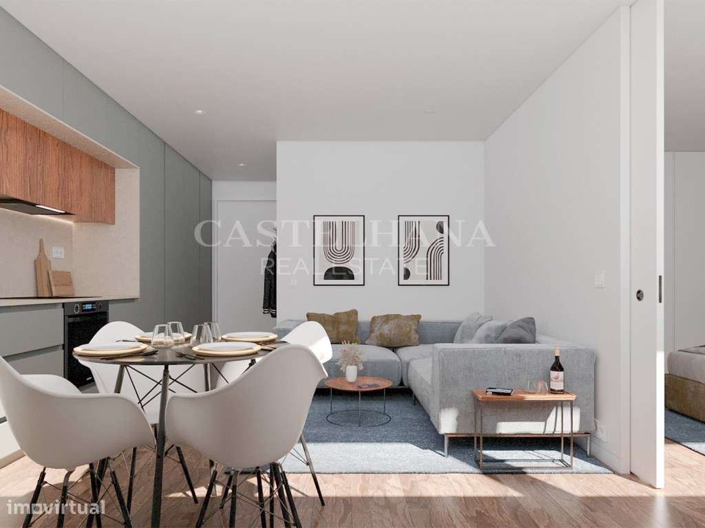 Apartamento T1 duplex com varanda e lugar de garagem, em Santos Pou... - Grande imagem: 3/39