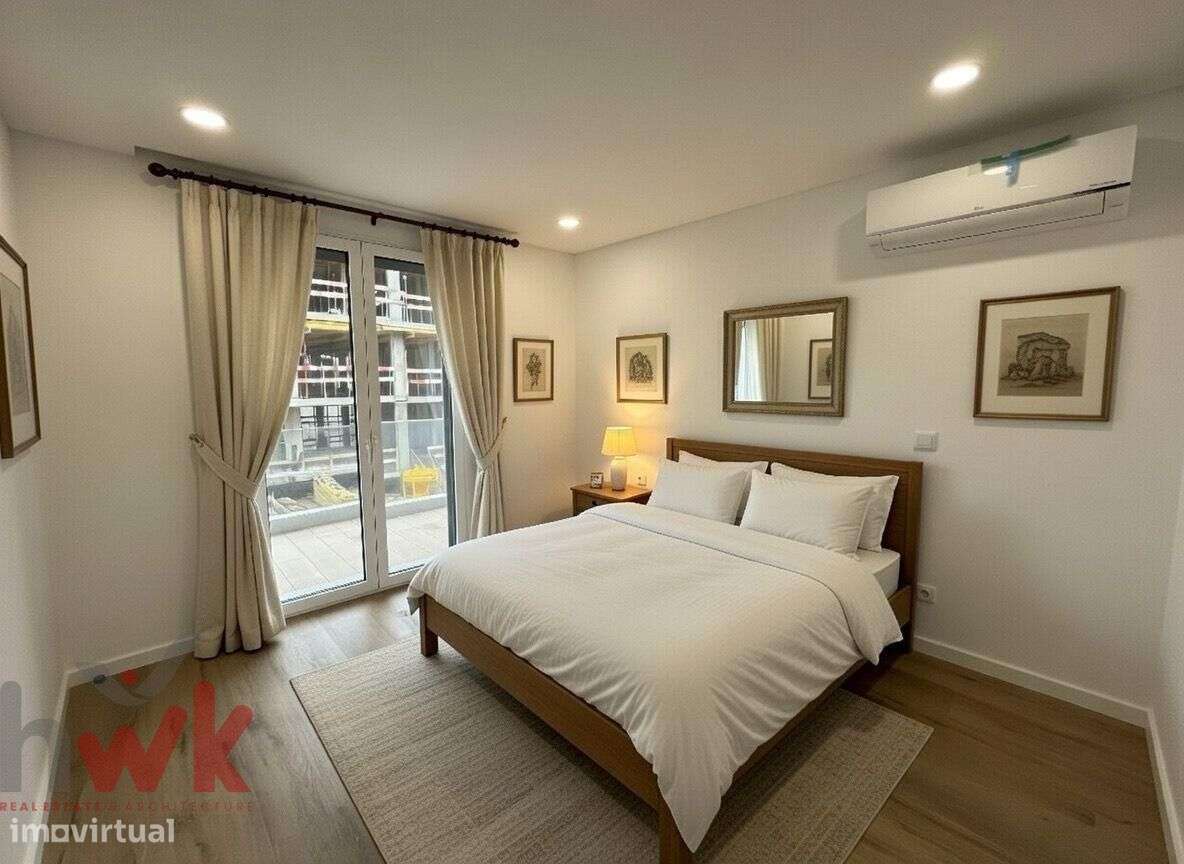 T2 Novo (2025) com 2 Suítes, Terraço e Garagem Box-8