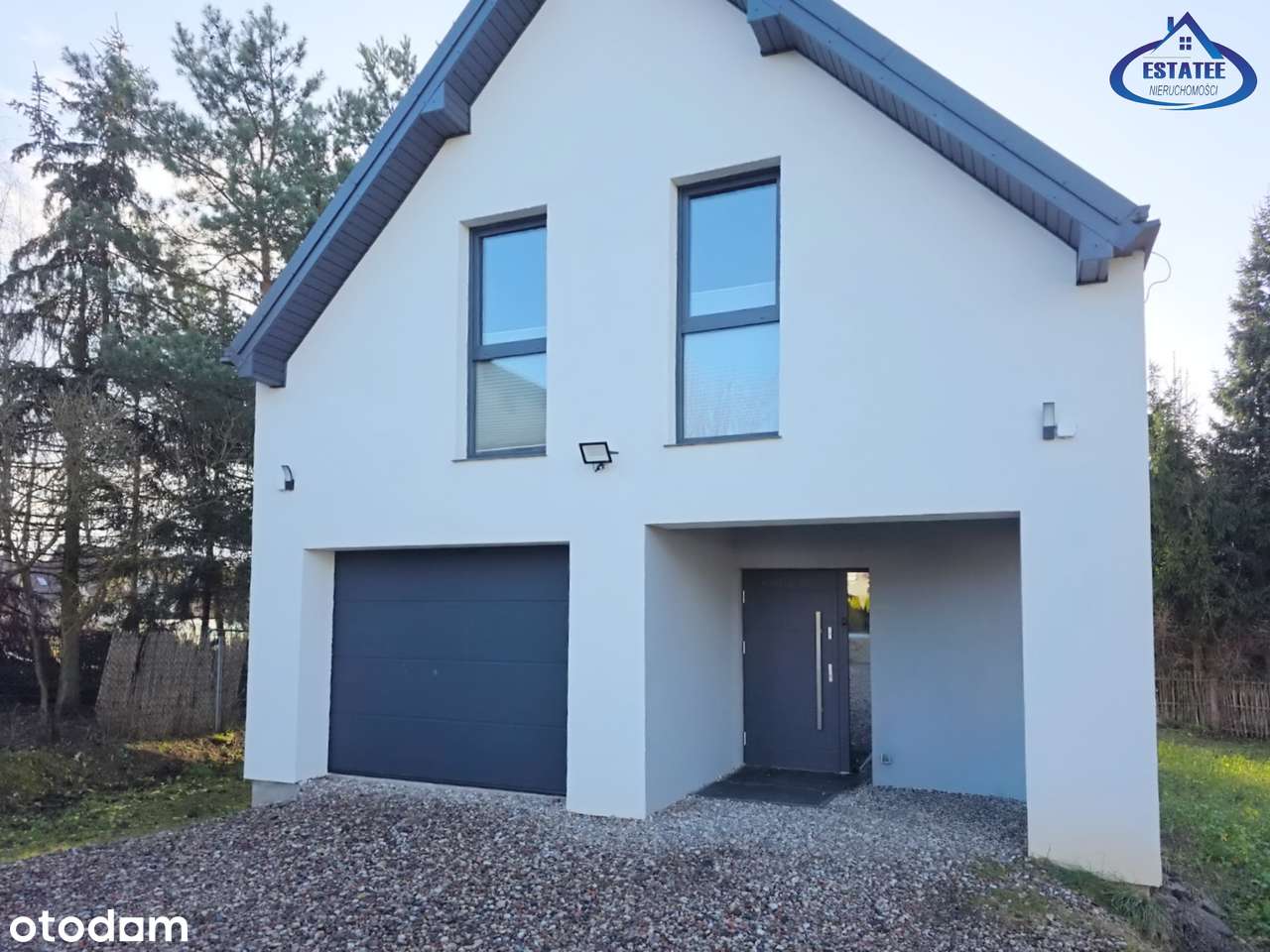 Krzywe, gm. Suwałki - Dom jednorodzinny z projektu MIŁY 1A - Pełny obrazek: 1/18