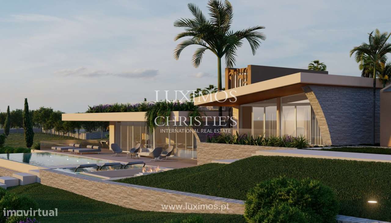 Terreno com projeto e vista mar à venda em Boliqueime, Algarve - Grande imagem: 4/11