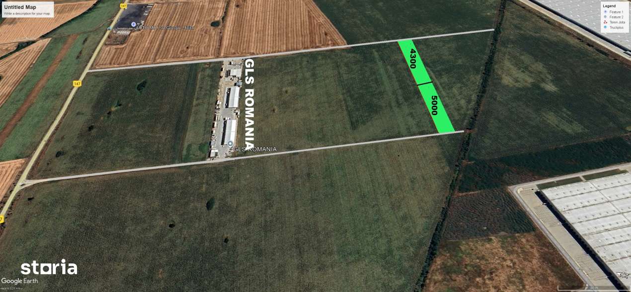 Parc industrial A1(km 23) teren 4300mp-9300mp-2