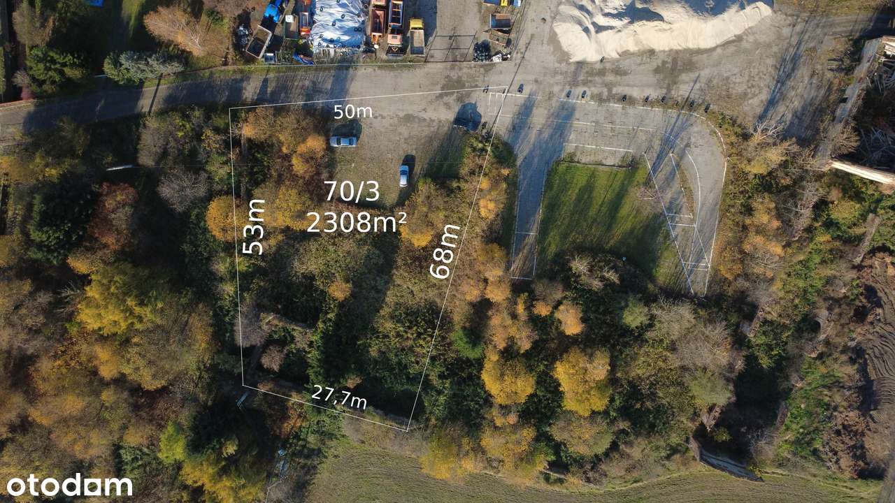 Działka przy głównej drodze Pieszyce Dolne-3