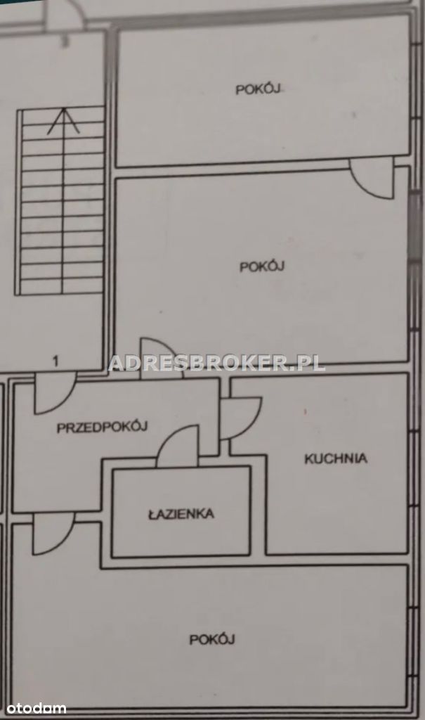 Sikornik balkon i trzy pokoje