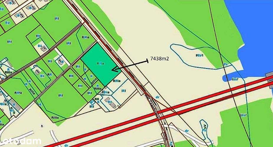 Działka, 7 438 m², Warszawa-0