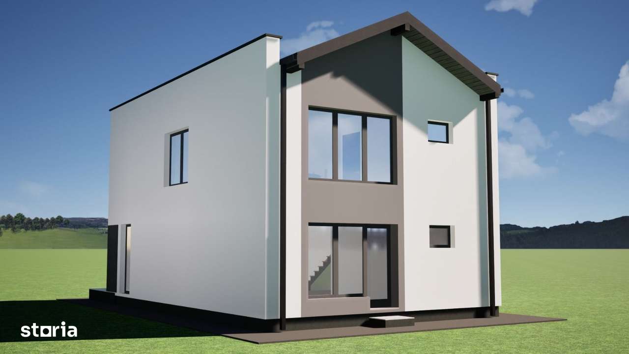 Vila LUX Parter+Etaj(stil mediteranean) in Stupini zona Plugarilor-6