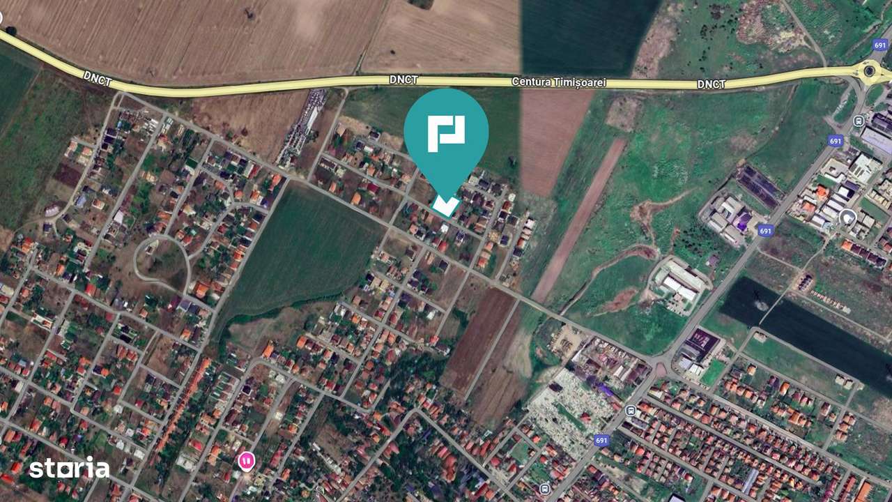 Teren intravilan 909 mp – Dumbrăvița - Imagine principală: 3/4