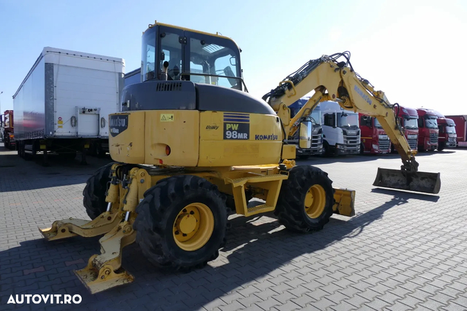 Komatsu PW 98 MR-6 / EXCAVATOR ROȚI / AN 2008 / 9400 MTH / IMPORTAT - 7