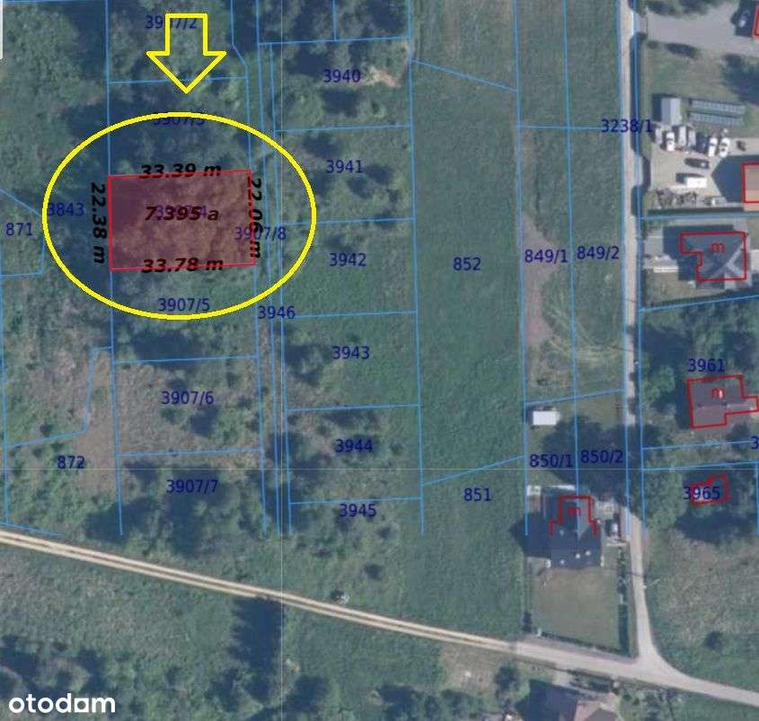 Sprzedam działkę BUDOWLANĄ w Libiążu - ul.Jaskrowa-6