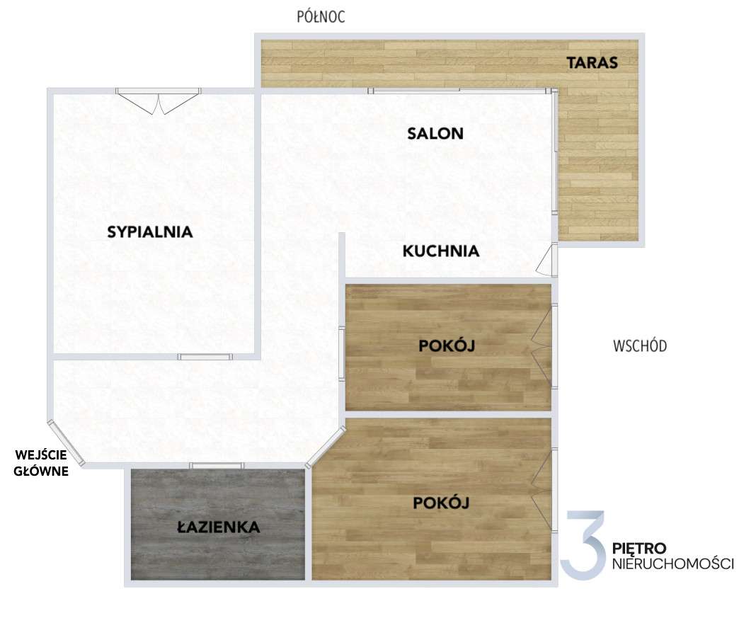 Mieszkanie czteropokojowe z tarasem!-10