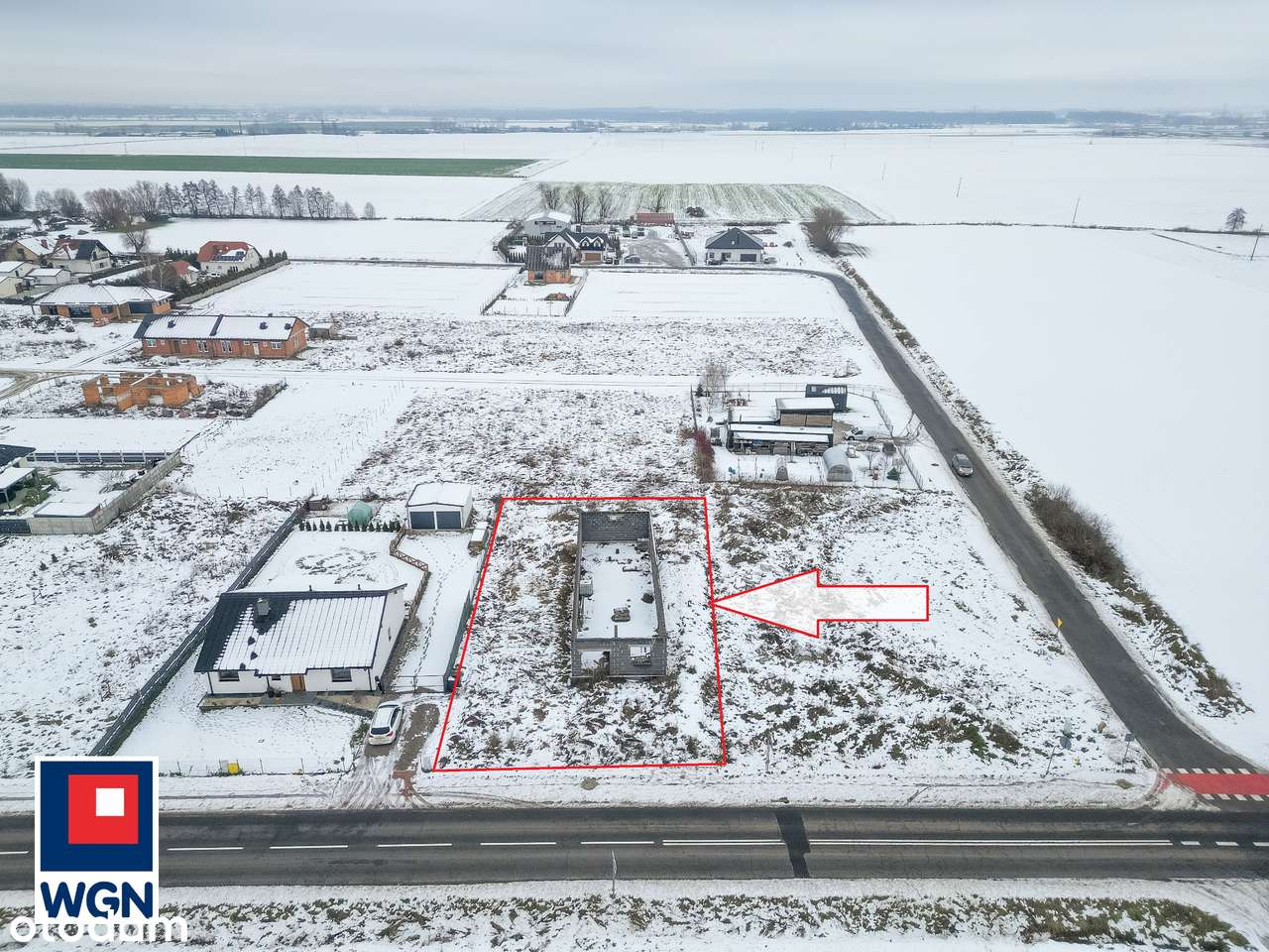 Działka budowlana mieszkalno-usługowa w Kokorzynie k. Kościana - Pełny obrazek: 4/6