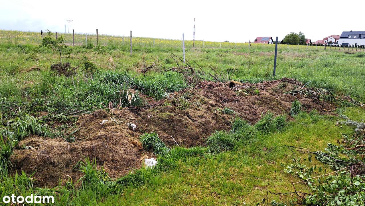 Piękny widok, spokojna okolica, nowo planowana część Chróstnika - Pełny obrazek: 4/6