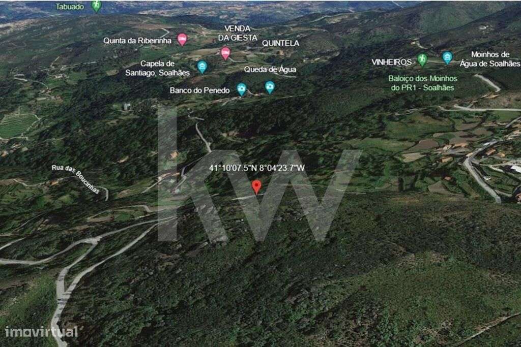 Terreno 3507 em Marco de Canaveses com 5340m2, localizado em Soalhães - Grande imagem: 4/4