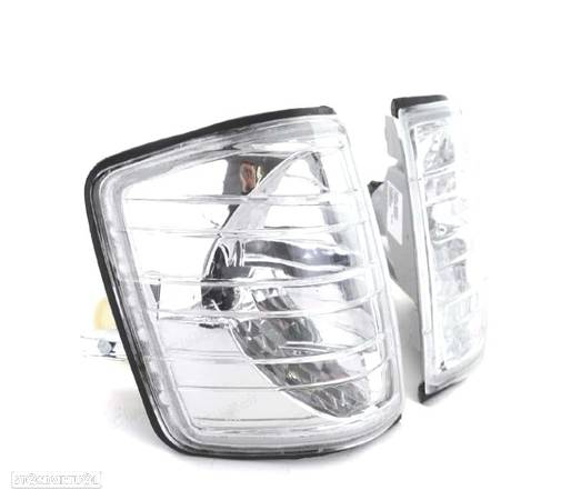 PISCAS FRONTAIS CRISTAL PARA MERCEDES W201 SERIES 190 82-93 CROMADOS - 3