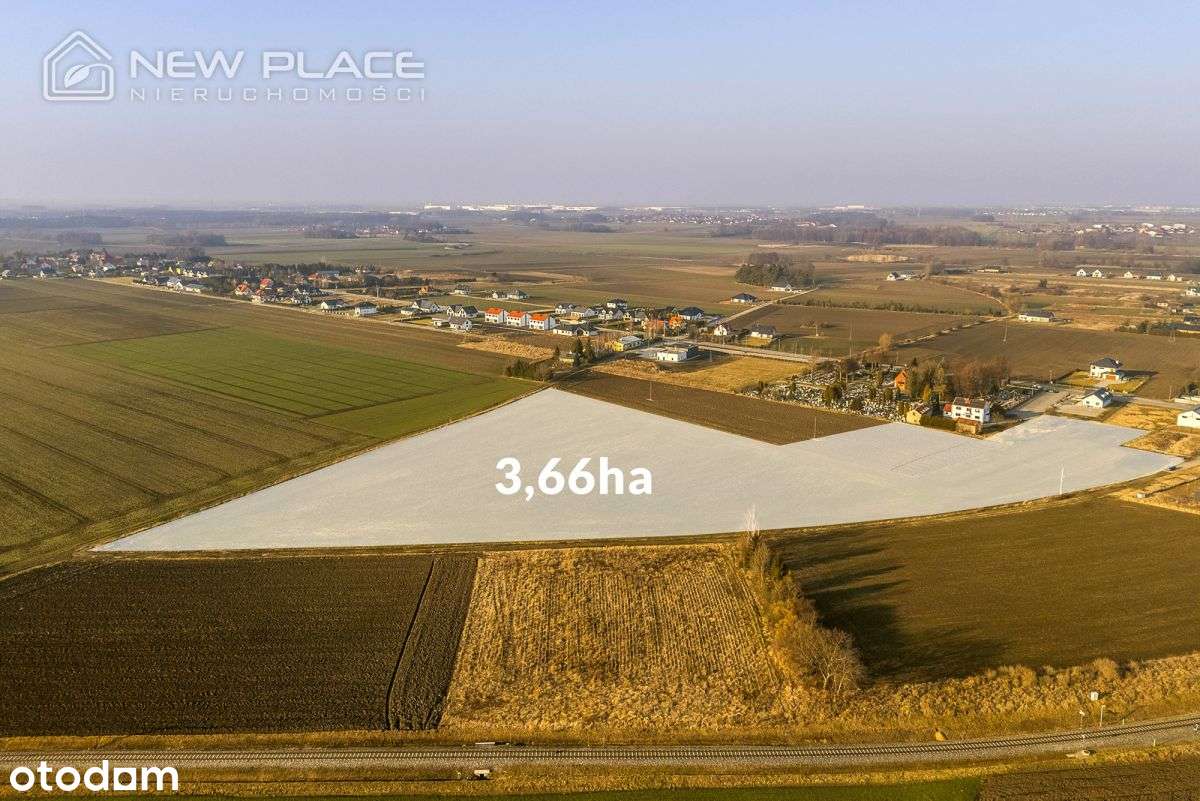 Usługowa z Mpzp, 3,66ha, Kobierzyce - Pełny obrazek: 3/7