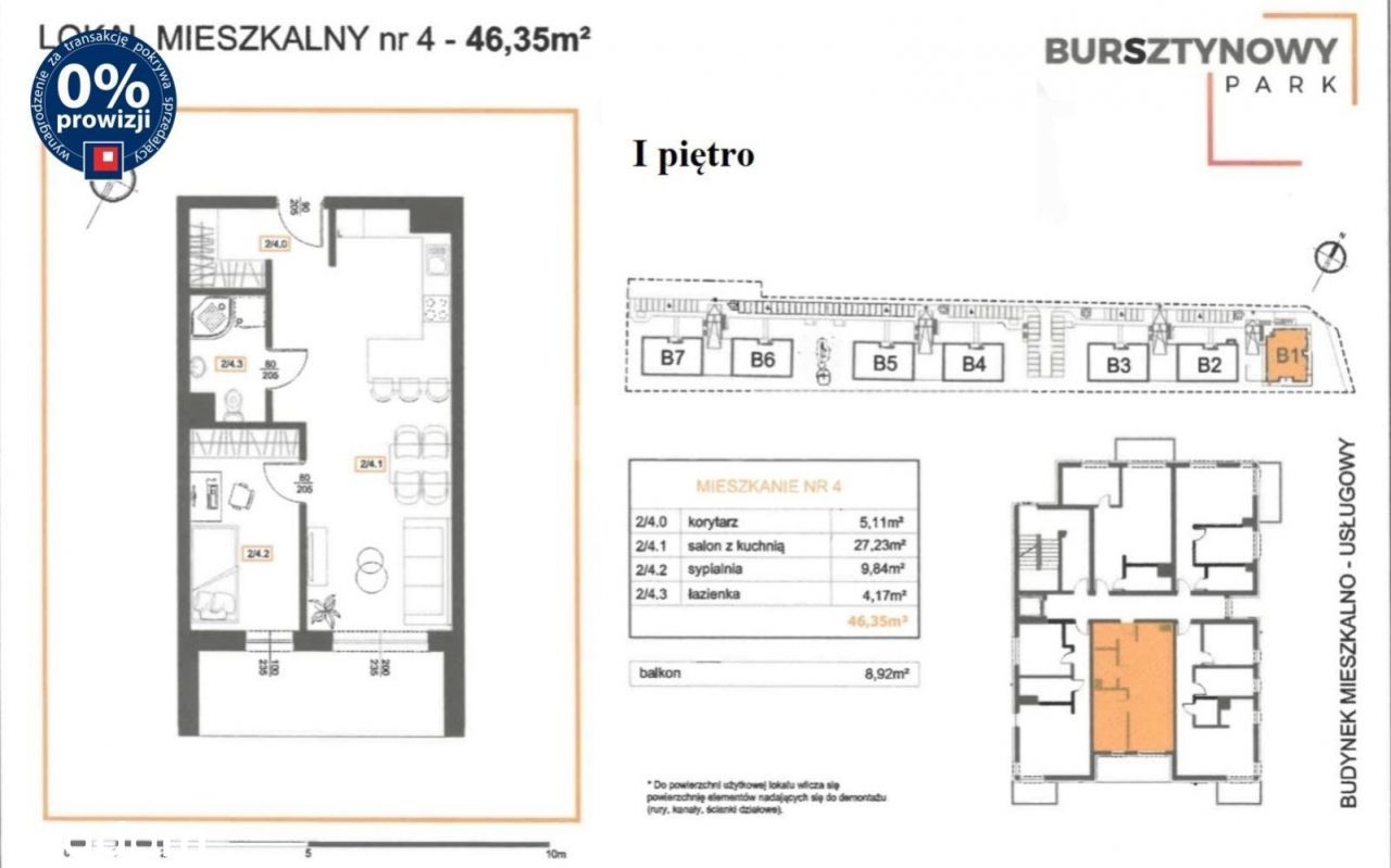 Mieszkanie, 46,35 m², Rumia