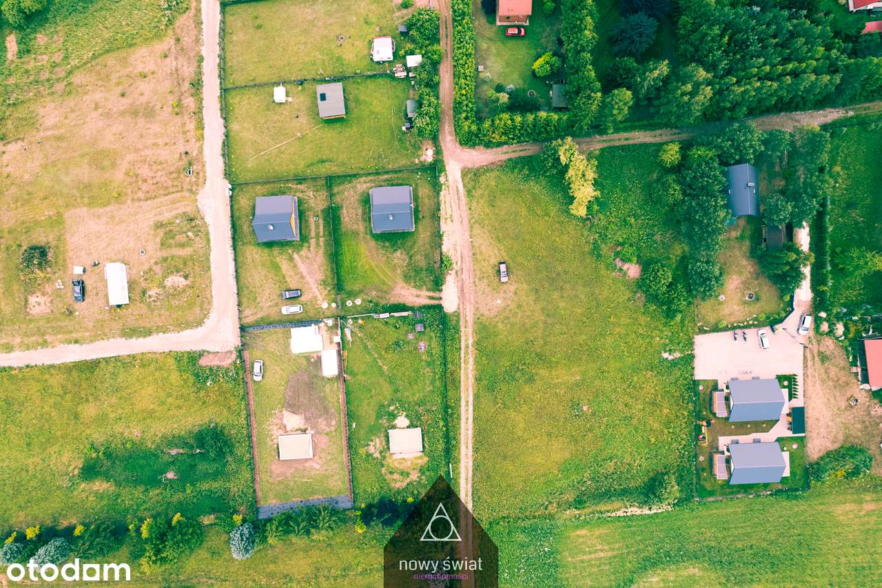 Uzbrojona działka budowlana z fundamentem | 650 m od jeziora Świętajno - Pełny obrazek: 4/8