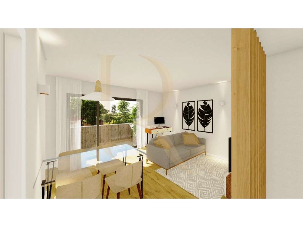 Loja convertida em apartamento T1 com logradouro na Quinta do Conde - Grande imagem: 4/18