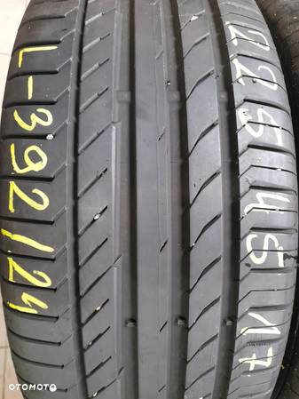 225/45r17 91V (L392/24)003 2szt 7,5/8mm CSC 5 ContiSportContact 5 CONTINENTAL LETNIE - 2