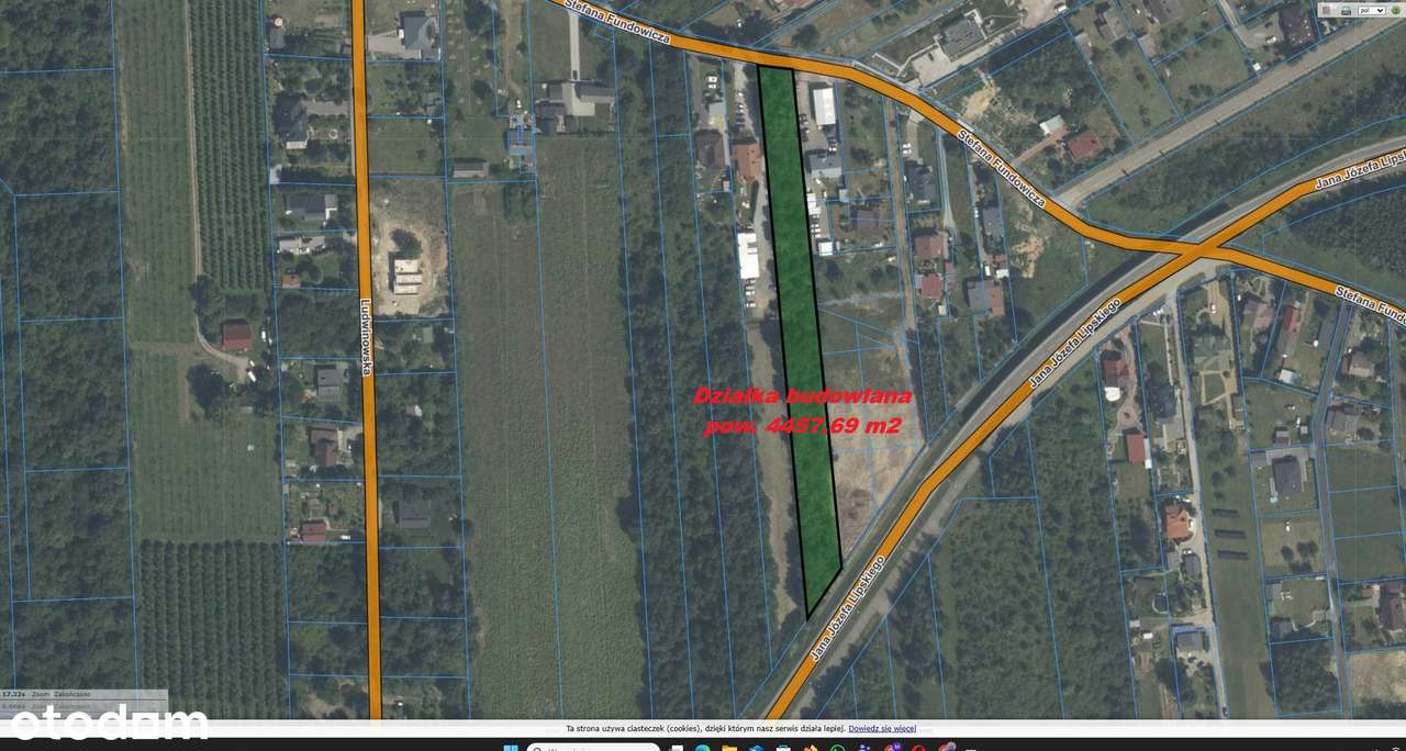 Działka budowlana 4457,69 m² | Radom, ul. Fundowicza-1