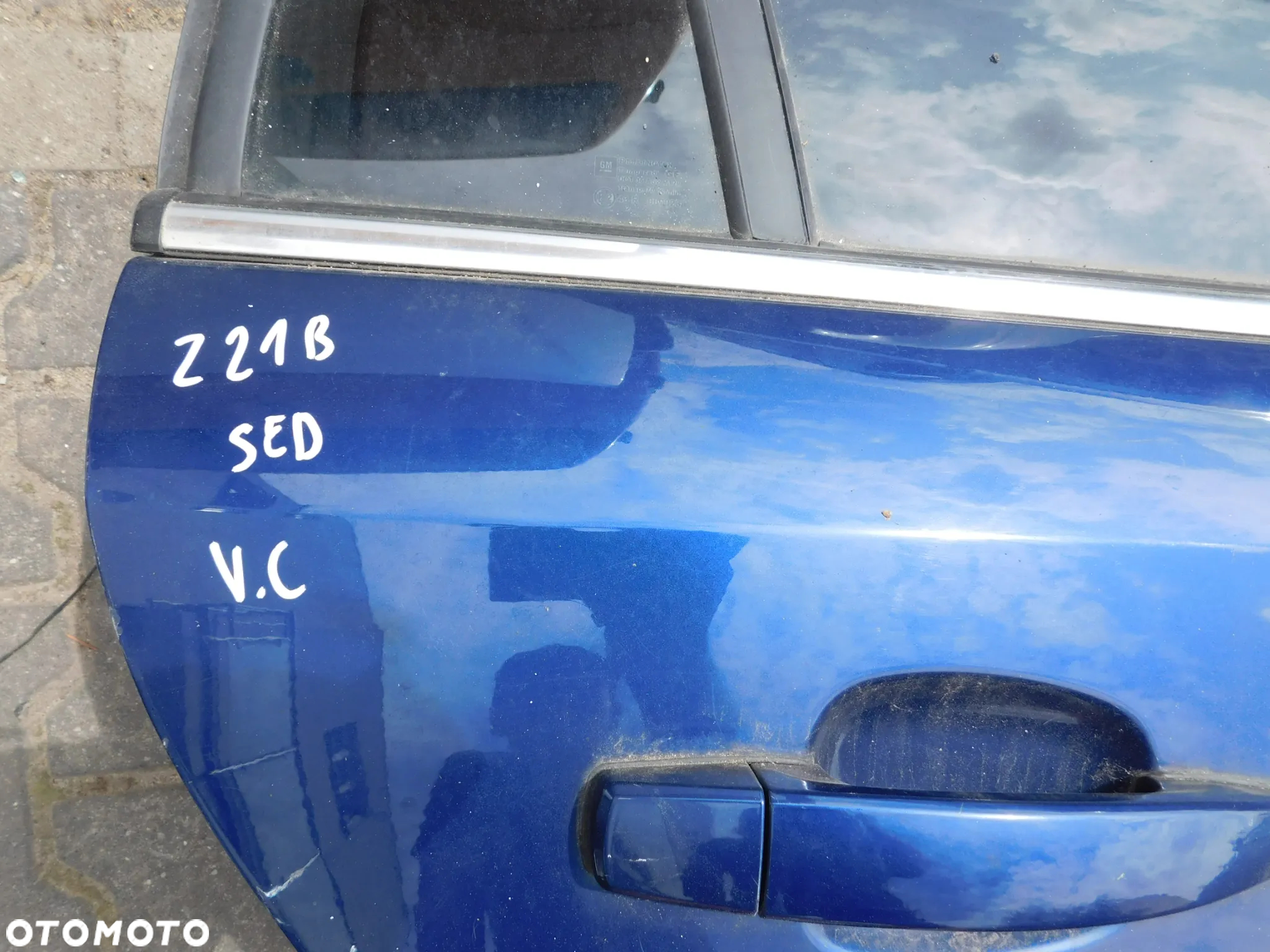 drzwi tył prawe OPEL VECTRA C Z21b sedan  kompletne - 2