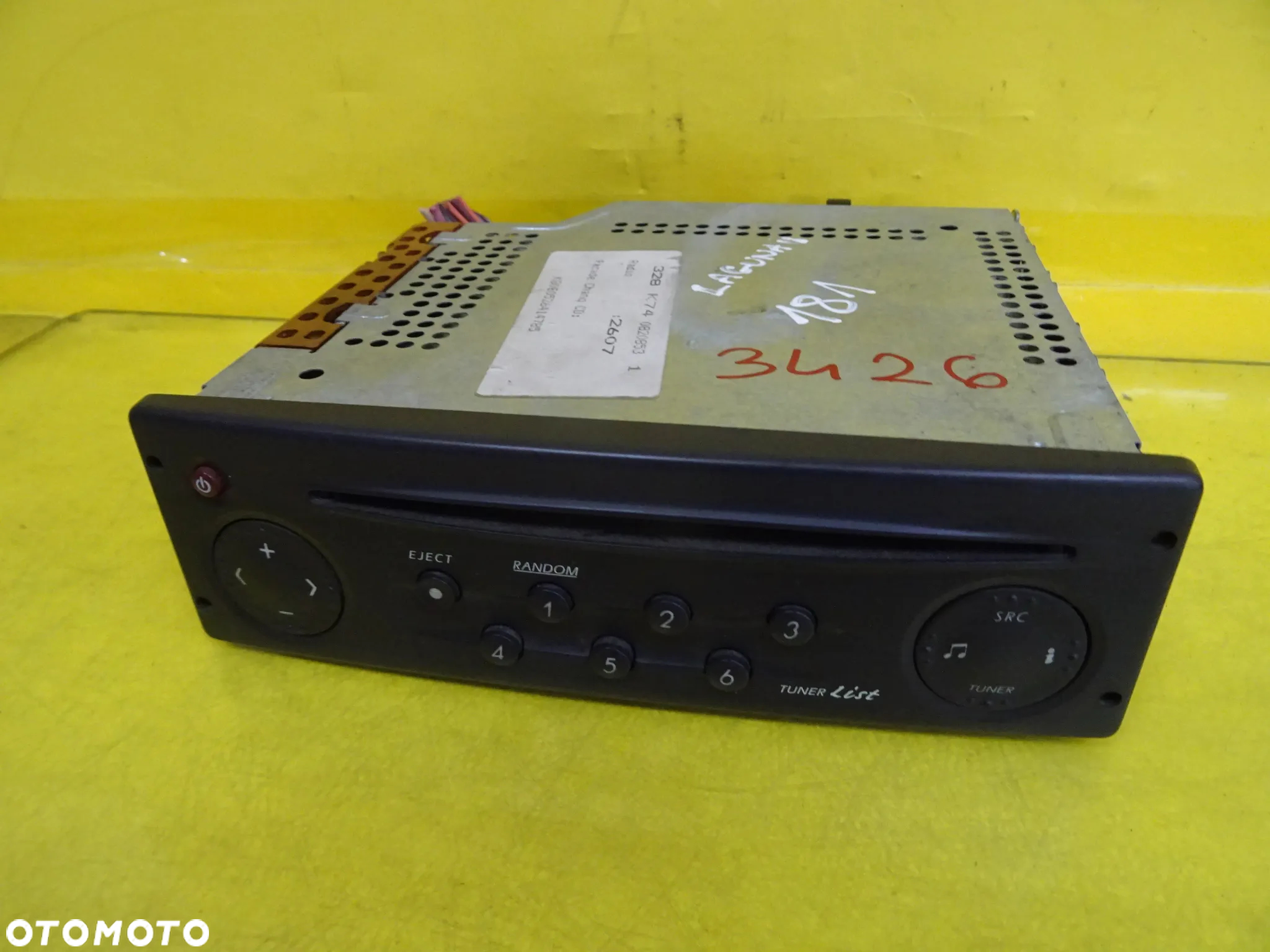 RADIO RENAULT LAGUNA II + KOD 8200002607  NR181 - 2