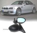 ESPELHOS RETROVISORES ELÉTRICOS PARA BMW E46 COUPE 98-03 CALEFACTABLES MANUAL LOOK M3 - 1