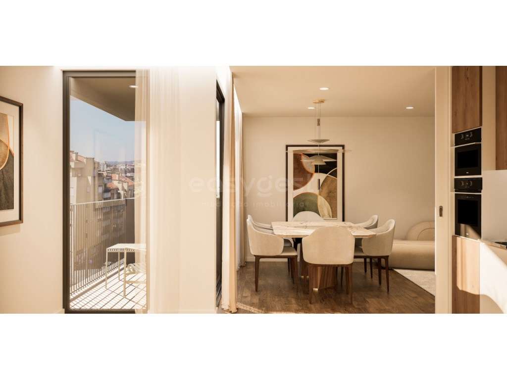 Apartamento T1 em empreendimento com piscina em São João da Madeira - Grande imagem: 5/18