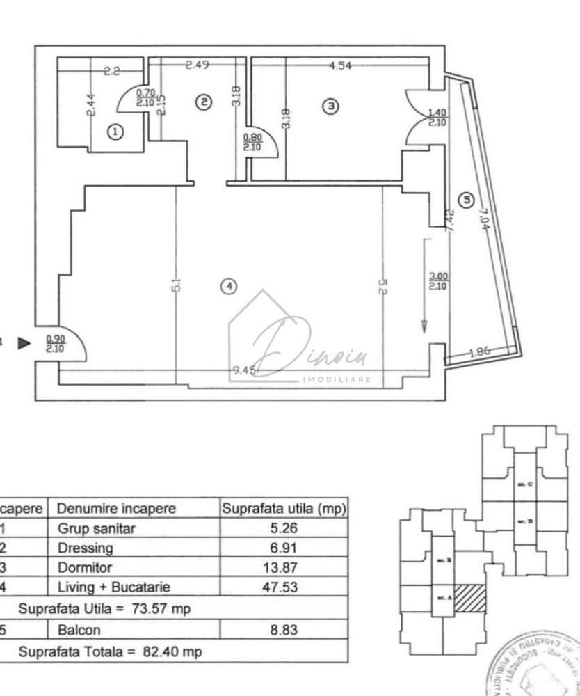 COM 0% I UpGround Apartament 2 camere Pipera I parcare dispo I 82 MP - Imagine principală: 2/11