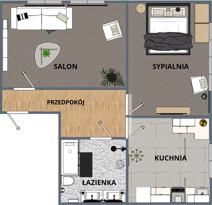 2 pokojowe mieszkanie w TOP LOKALIZACJI !!! | dostępne od teraz-5