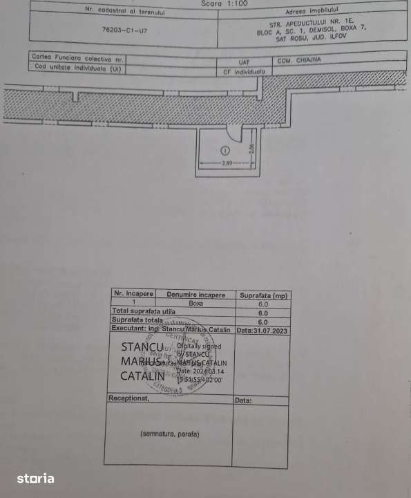 Boxa 6 mp-Citadella Garden-Chiajna Apeductului - Imagine principală: 4/4