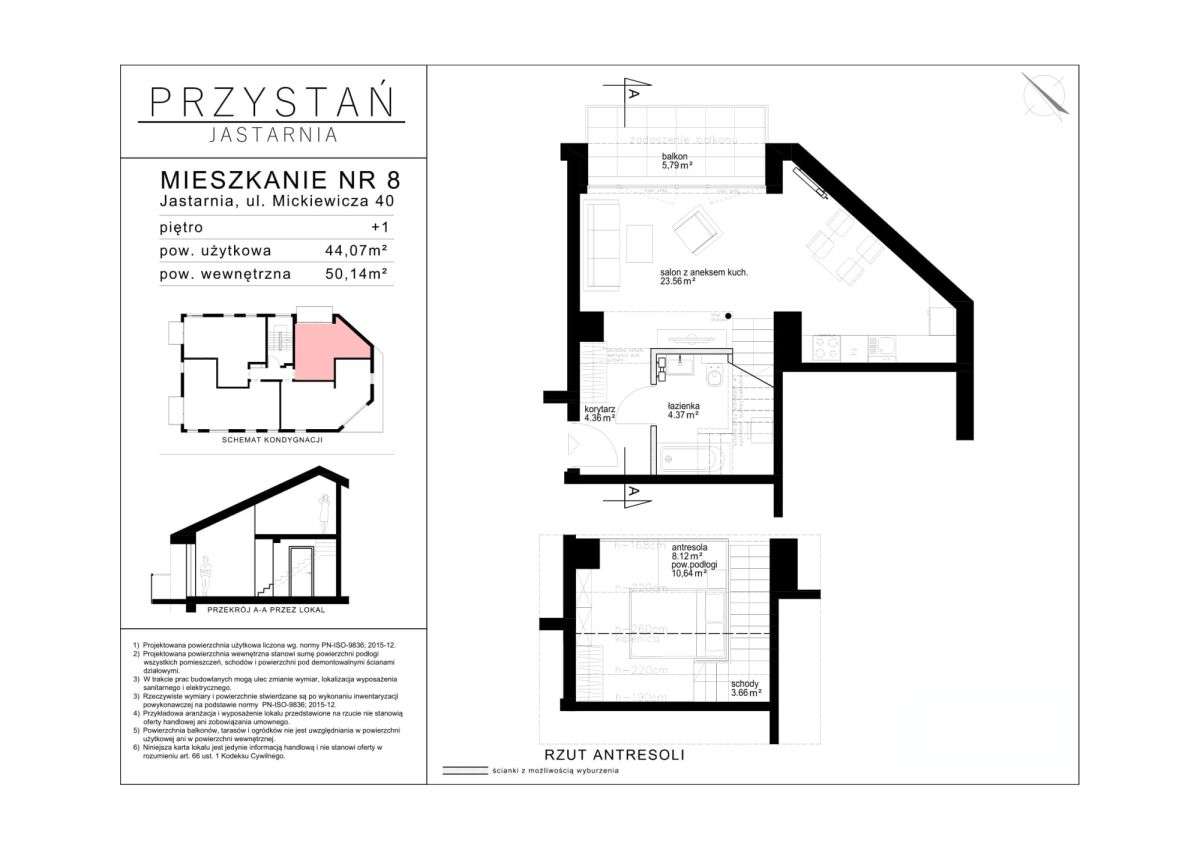Wakacyjny y 2 pokojowy apartament w sercu Jastarni-1