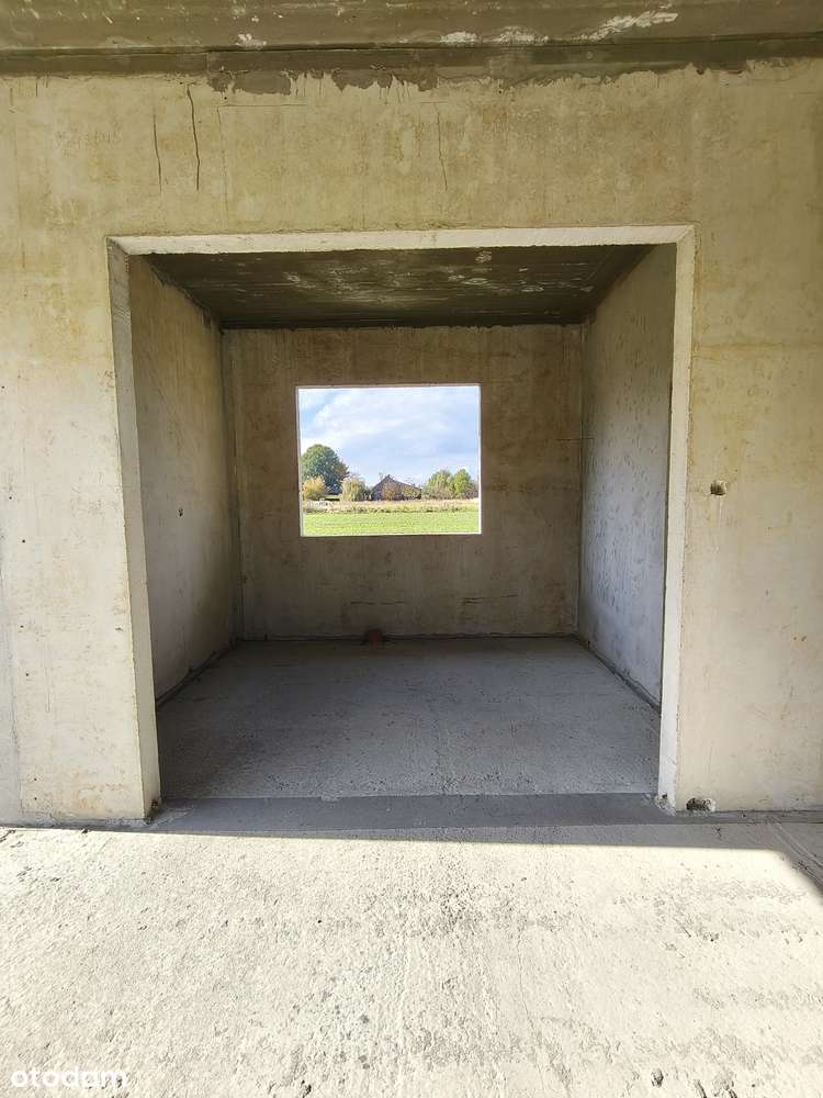 Nowoczesny dom w stanie surowym  z garażem w spokojnej okolicy-4