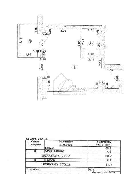 COM 0% I Studio Cortina 126 Iancu Nicolae Pipera  I 139k tva inclus - Imagine principală: 3/20