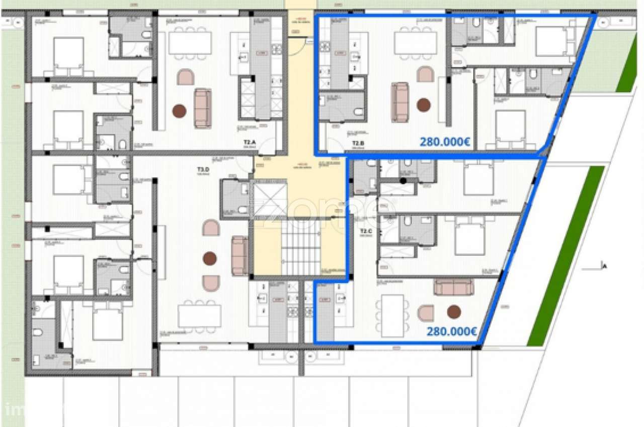 Apartamento T2 no Edifício Bacelo-6