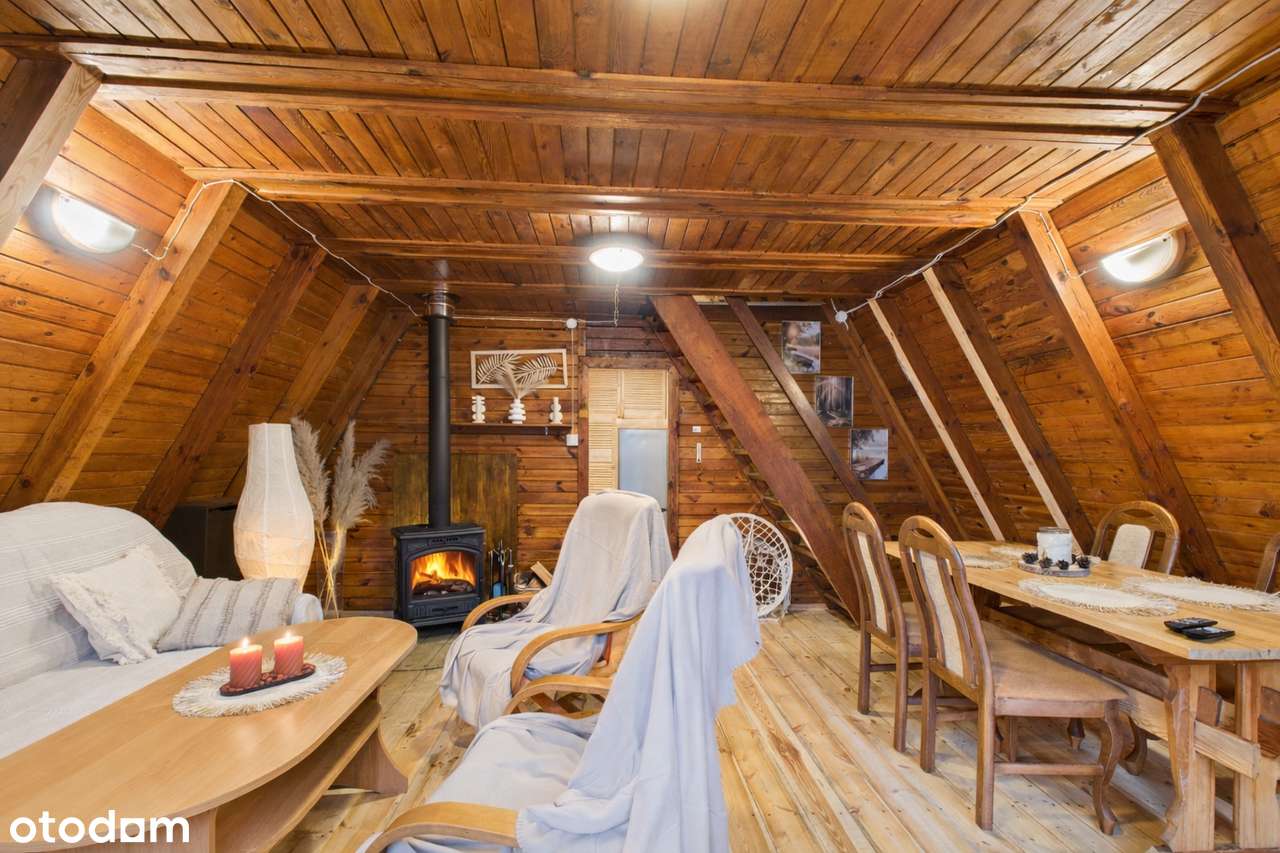 Domek Letniskowy w Lesie Kominek Wyposażenie W Cenie Warężyn-2