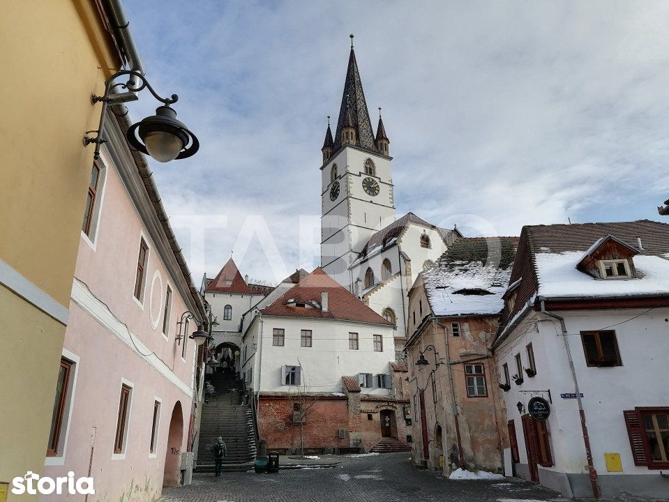 Spatiu comercial de vanzare vad pietonal zona Orasul de Jos in Sibiu