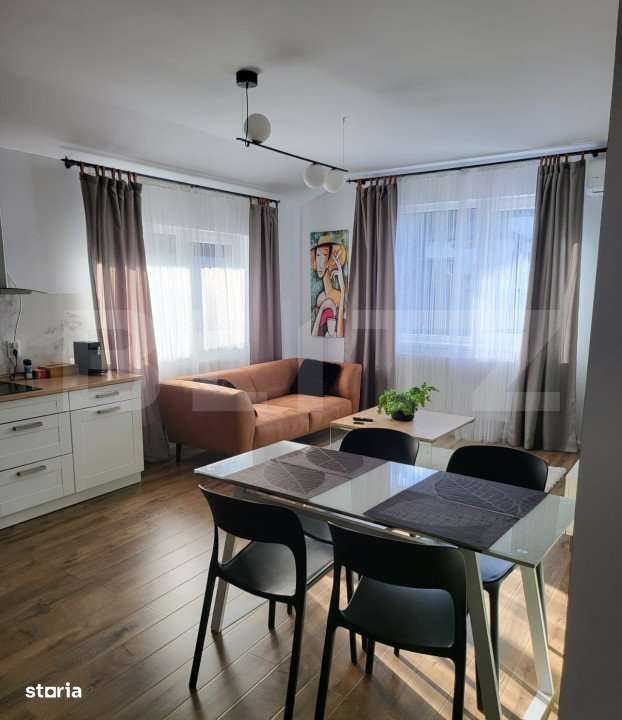 Apartament de 2 camere, 50 mp, lux, finisat! - Imagine principală: 2/10