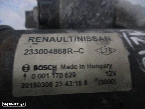 Motor De Arranque 233004868RC RENAULT MEGANE 3 FASE 3 2015 1.5DCI 110CV 5P PRETO - 5