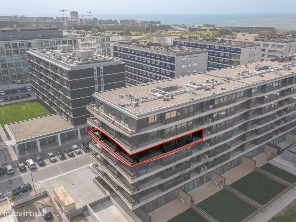 Apartamento T3 com 3 frentes em Matosinhos sul, no edifício Nautilus-44